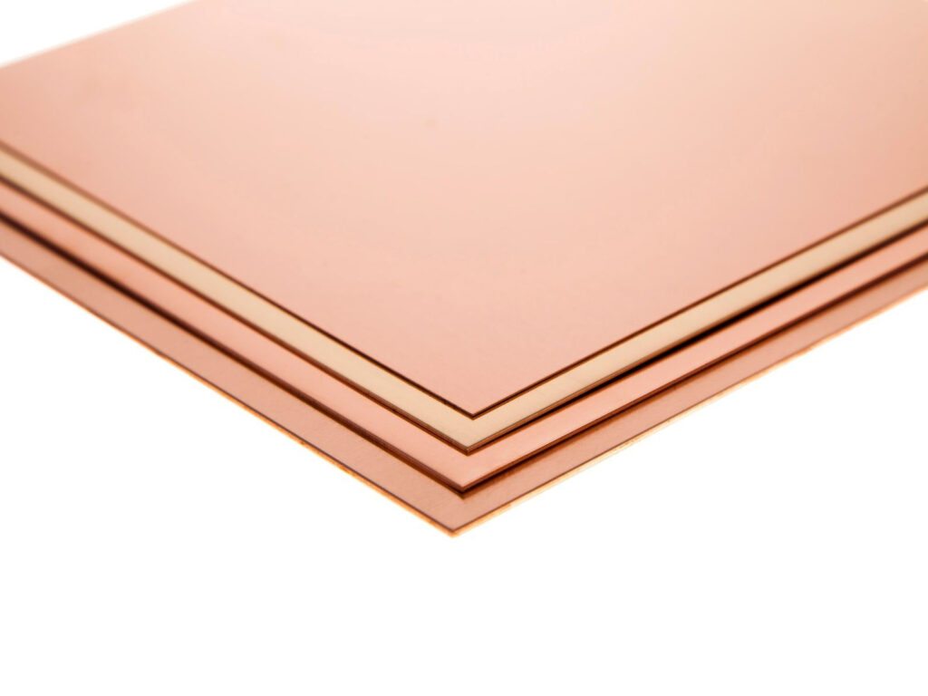 Бронзовый лист 0.4 мм 1000 мм 1000 мм БрАЖ9-4 ГОСТ 613-79