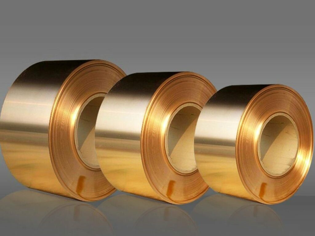 Бронзовая лента 0,03 мм БрБ2М ГОСТ 1789-2013