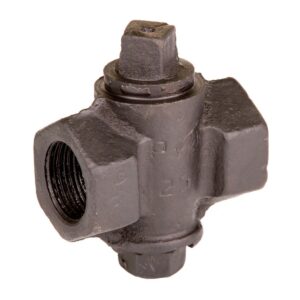 Чугунный конусный кран муфтовый 50 0.63