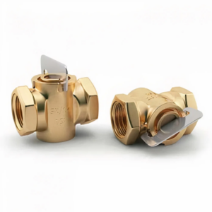 Газовый пробковый кран 15 мм 0.01 МПа