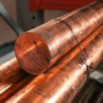 Медный круг прессованный 85 мм М0б ГОСТ 1535-2016