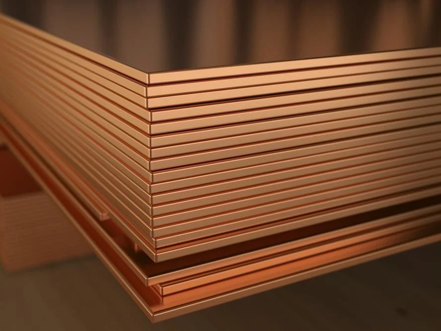 Медный лист горячекатаный 3 мм 800 мм 2000 мм М1Е ГОСТ 1173-2006