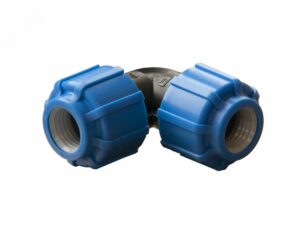 Отвод ПНД компрессионный 25 х 1" с наружной резьбой