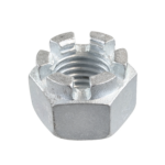 Шестигранные гайки прорезные 10 мм 1.5 мм 12.4 мм 2.8 мм ГОСТ 5918-73