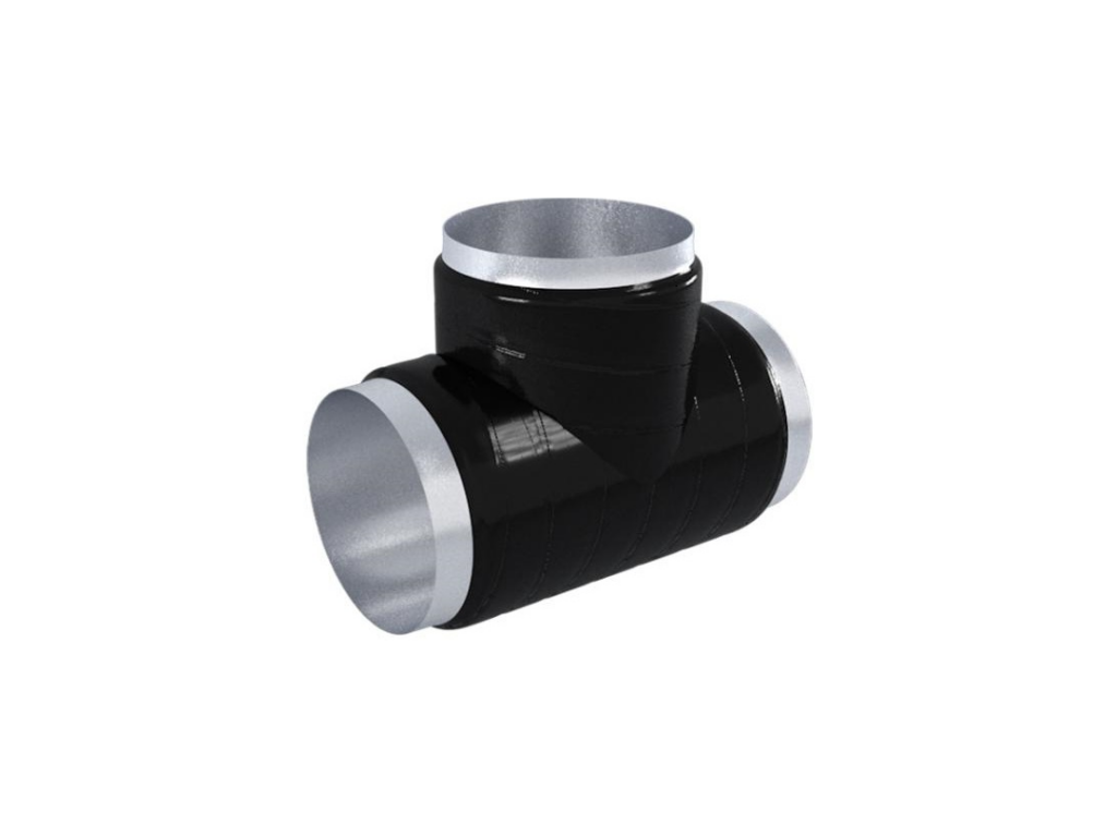 Тройник в ВУС изоляции 426 мм 426 мм 8 мм 1,8 мм ГОСТ 9.602-2016