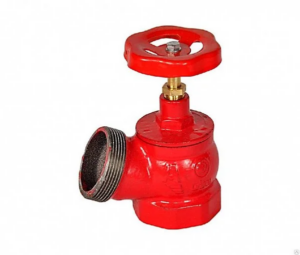 Угловой пожарный вентиль 50 мм 1.6 МПа КПЛМ 50-2