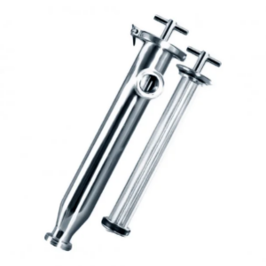 Угловой трубчатый фильтр 25 мм резьба/резьба AISI 316L DIN GG