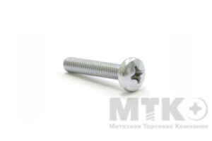 Винты с полукруглой головкой DIN 7985 оцинкованные (ЧП) (3,0 x 08)