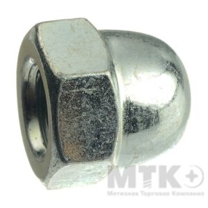 Гайки колпачковые DIN 1587 оцинкованные (КНР) (6,0)