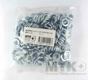 Шайбы пружинные DIN 127 оцинкованные (1 кг) (3,0)