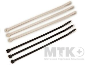 Хомут-стяжка Белый (100 шт) (3,0 х 120)